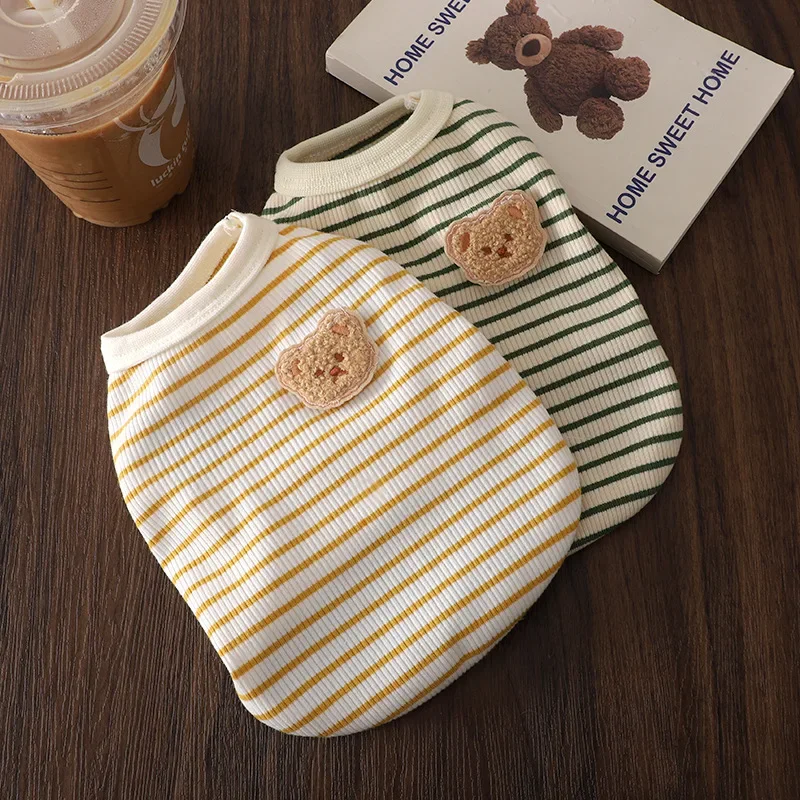 Chaleco transpirable de verano para mascotas, para actividades al aire libre, piernas frescas y transpirables, camisa de manga corta con cuello redondo, ropa de verano para perros