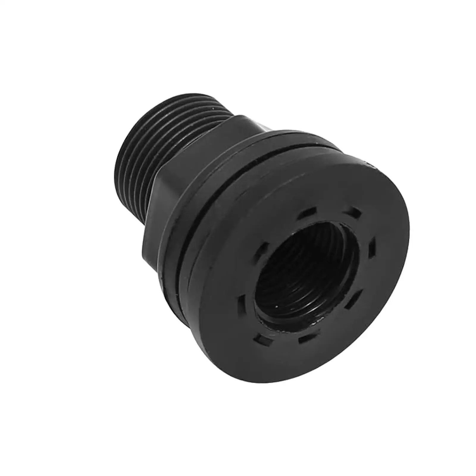 Threaded Bulkhead Adapter Easy Installation Water Tank Connector Professional for Water Tanks Aquarium Rain Barrels Ponds Tubs
