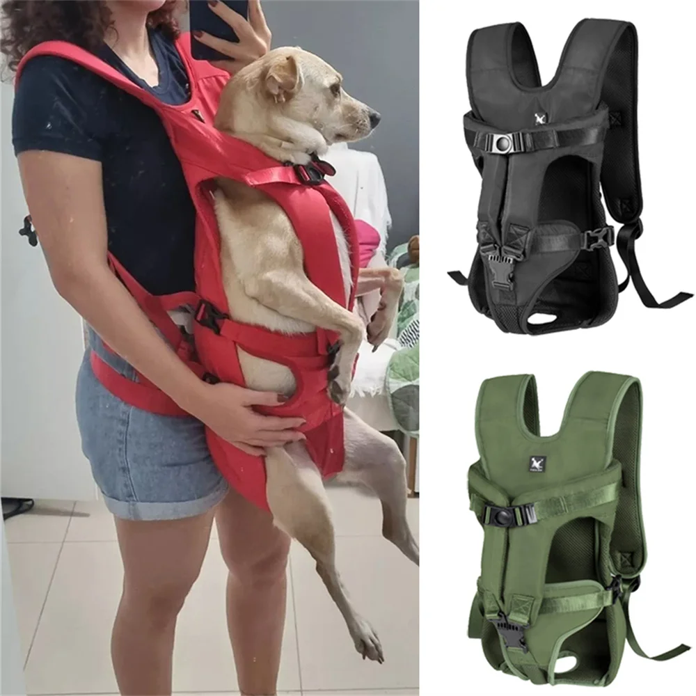 Las más nuevas bolsas de transporte para mascotas para perros pequeños y medianos, senderismo, ciclismo, cachorro, perro, gato, mochila transportadora, suministros para mascotas, bastón Trasportino - imagen 3
