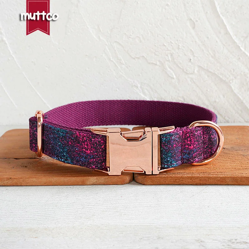 MUTTCO el diseño del cielo estrellado con inyección de tinta rosa DARK LIVELY FOREST muestra el estilo de personalidad de moda del perro 5 tamaños UDC192 - imagen 4