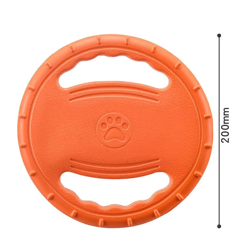 OUZEY-discos voladores resistentes a las mordeduras para perros, juguetes de entrenamiento para cachorros, Material EVA, interactivo para mascotas al aire libre, ayuda al comportamiento - imagen 5