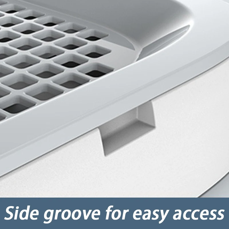 Inodoro grande para perros de interior, paredes altas, orinal para mascotas, urinario para perros, inodoro antipaso, caja de arena para cachorros con rejilla, suministros para mascotas - imagen 5