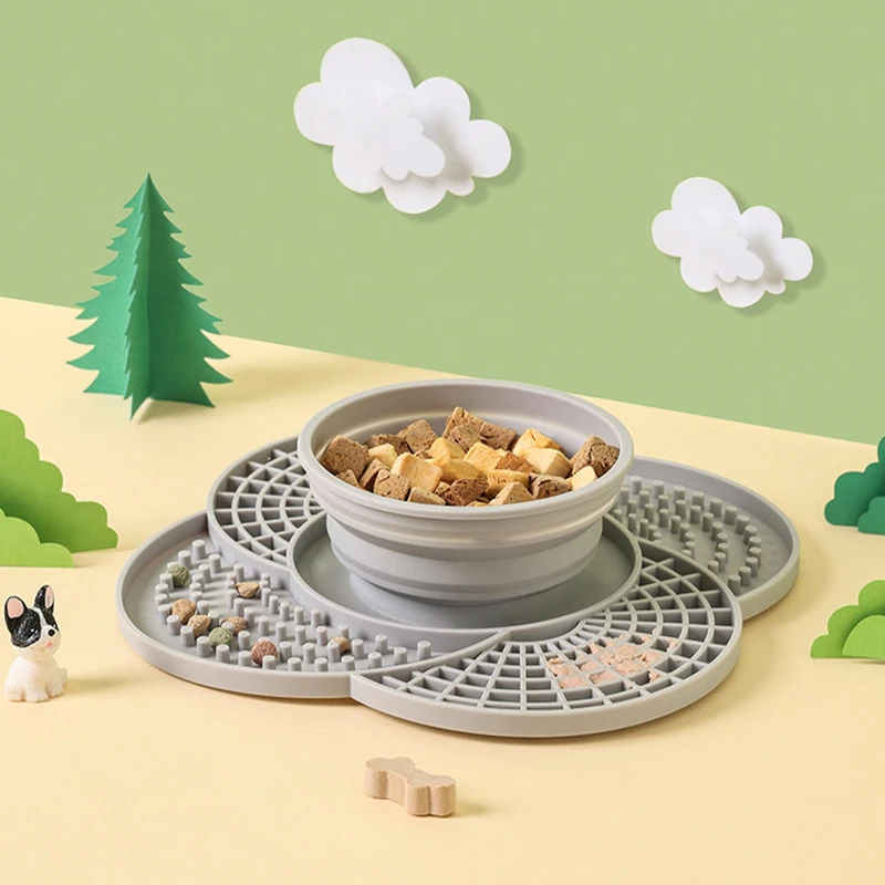 Alfombrilla de silicona para lamer lenta alimentación perros y gatos - imagen 5