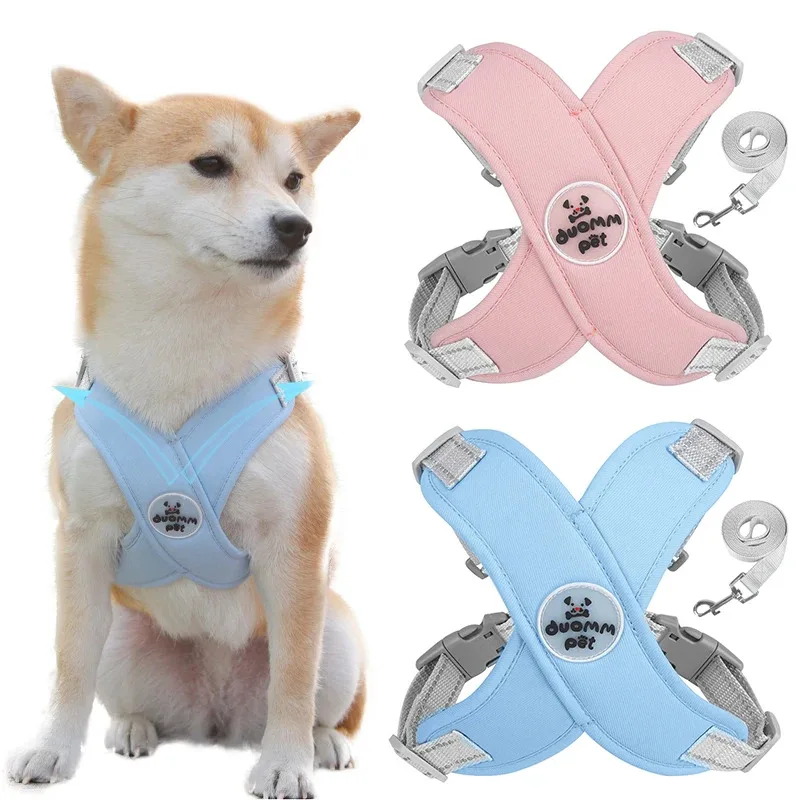 Arnés Ajustable con Correa Reflectante para Perros y Gatos