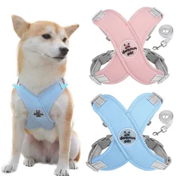 Arnés Ajustable con Correa Reflectante para Perros y Gatos