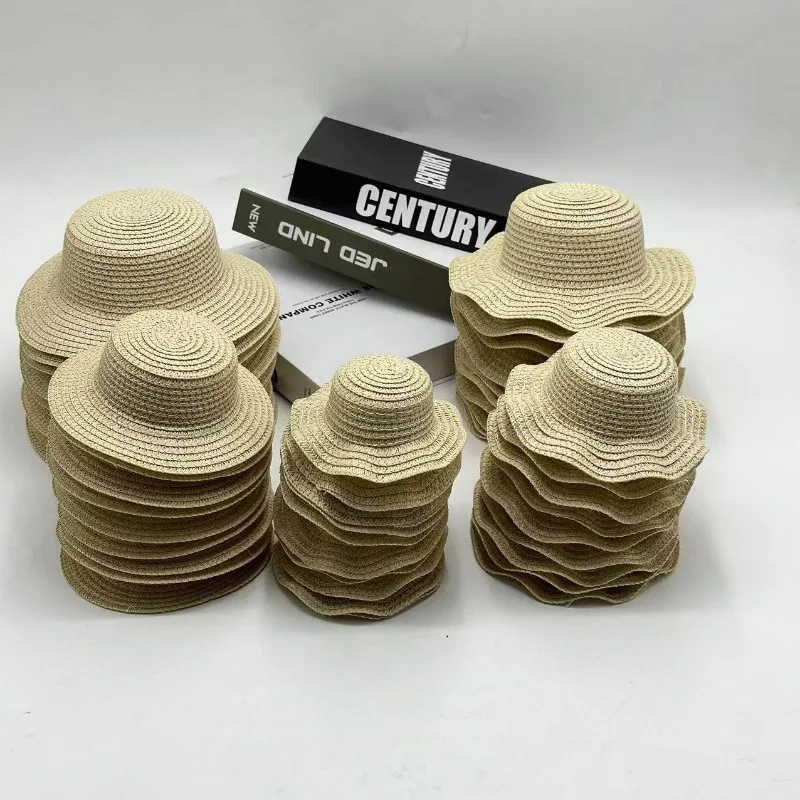 Sombreros de paja bonitos para gatos y perros, protector solar de viaje para mascotas, para tomar fotos, Mini sombreros tejidos a mano, productos de decoración creativos para mascotas, accesorios - imagen 2
