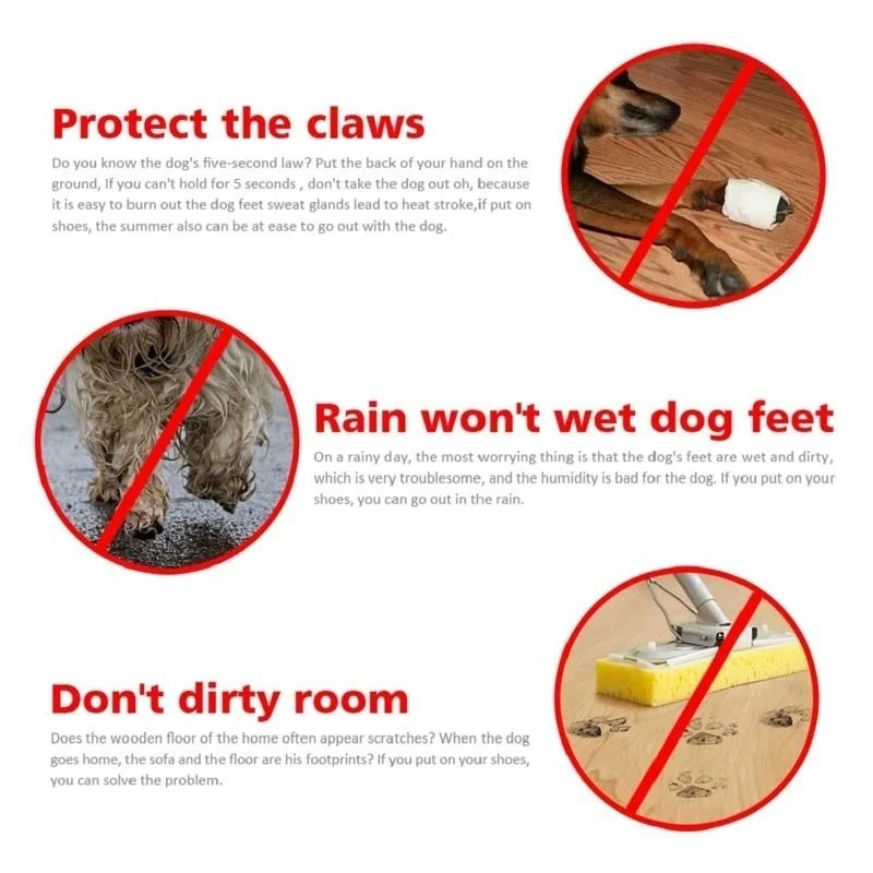 4 unids/set zapatos impermeables para perros Chihuahua Botas de lluvia antideslizantes calzado para gatos pequeños perros cachorros botines para mascotas - imagen 3