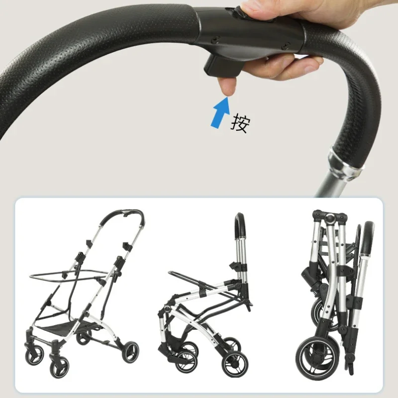 Los nuevos cochecitos para mascotas de dos pisos superiores e inferiores tienen cochecitos para mascotas de gran espacio y carritos múltiples para perros y gatos, carrito para perros - imagen 4