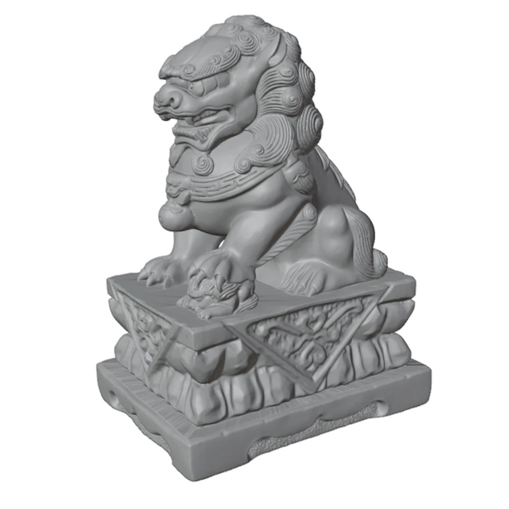 Figura de resina sin colorear para juegos de mesa gatos y perros - imagen 4