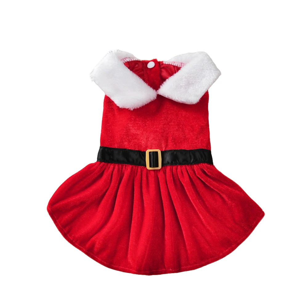 Vestido de Navidad para Gato, bonitos trajes de Papá Noel para gatos pequeños y medianos, falda para perros, vestido de Festival, disfraz de Sphynx, regalos de fiesta - imagen 2