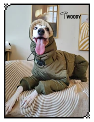 Abrigo térmico para Galgo Italiano – Capa suave para Whippet