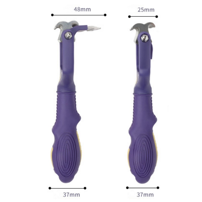 Cuchillo Cepillo - Detalle del peine doble cara