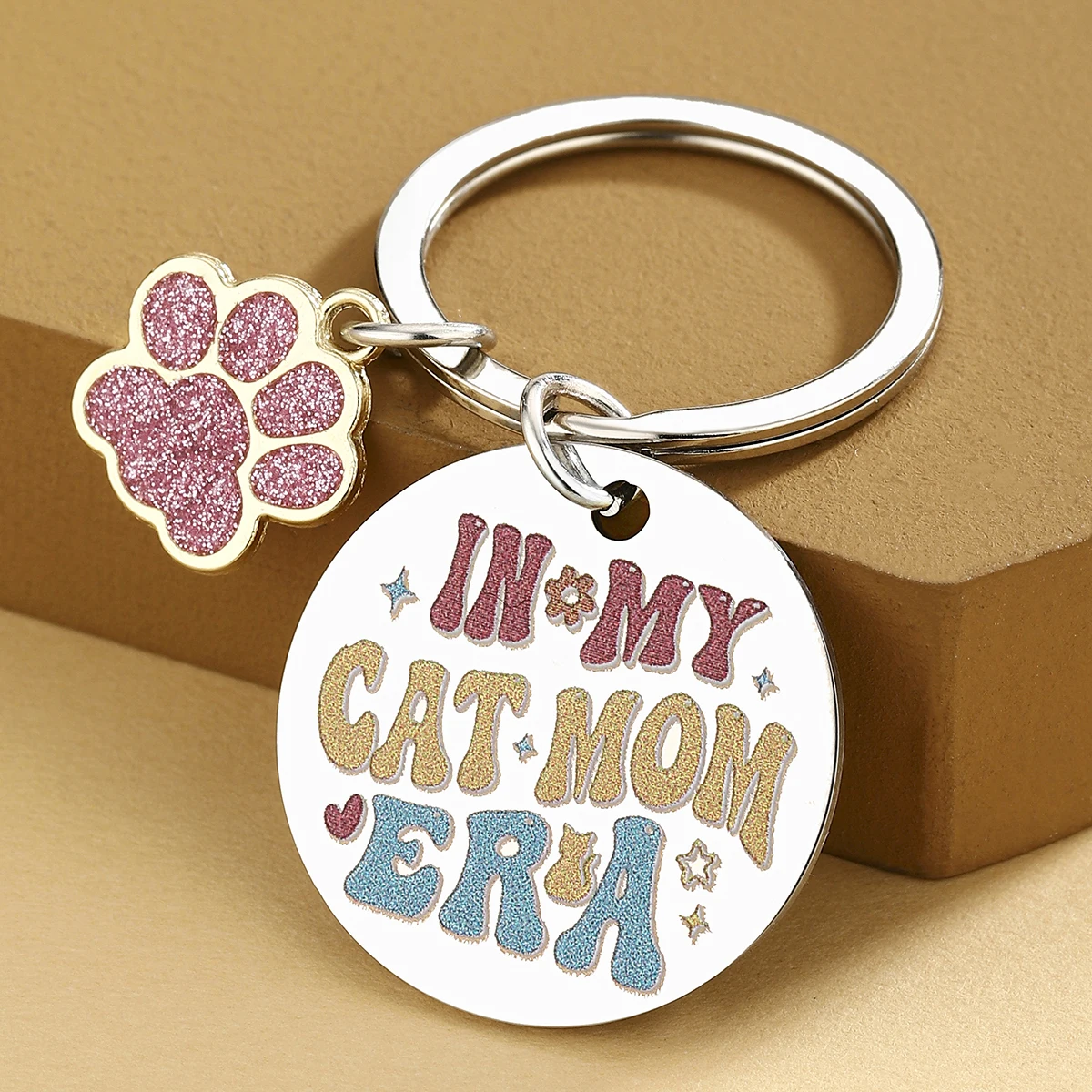 Llavero mamá de gato - Regalo perfecto para dueños de gatos felices