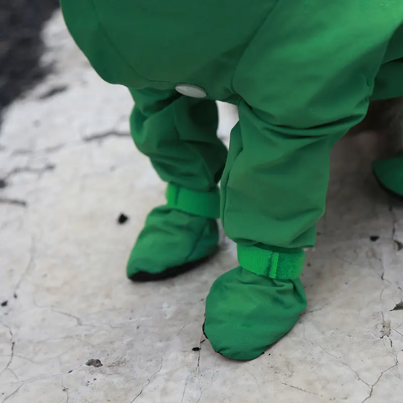 Chubasquero impermeable para mascotas, ropa de una pieza de cobertura completa para perros pequeños, disfraz de Yorkie, Mono para cachorros, abrigos de lluvia para mascotas - imagen 4