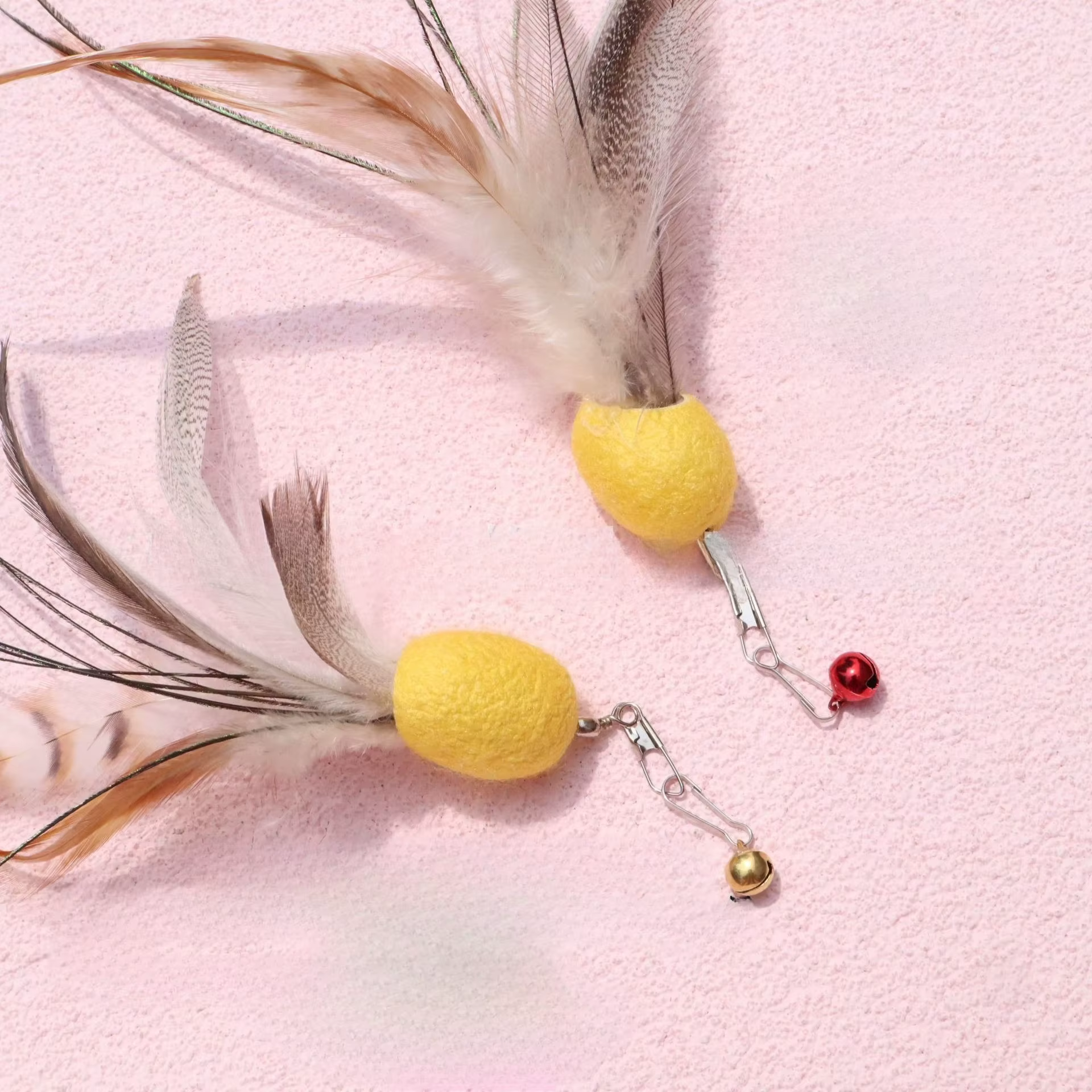 Varita de plumas para gatos con cabezas intercambiables - imagen 3