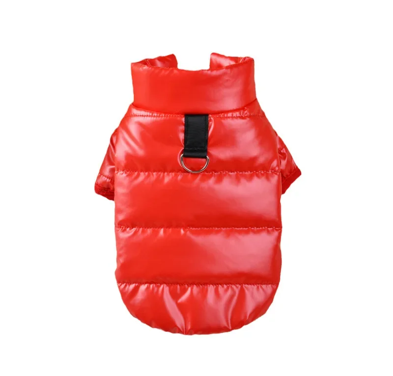 Abrigo de invierno con capucha para perros, chaqueta cálida impermeable para cachorros, chaleco ligero acolchado para mascotas, ropa para perros pequeños - imagen 4