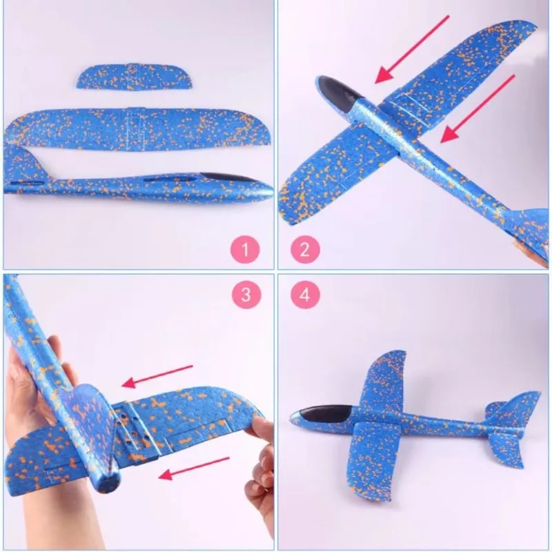 Juguete lanzador de avión de espuma para mascotas, catapulta interactiva para deportes al aire libre, juego de aviones, regalos para niños, juguetes para perros - imagen 4