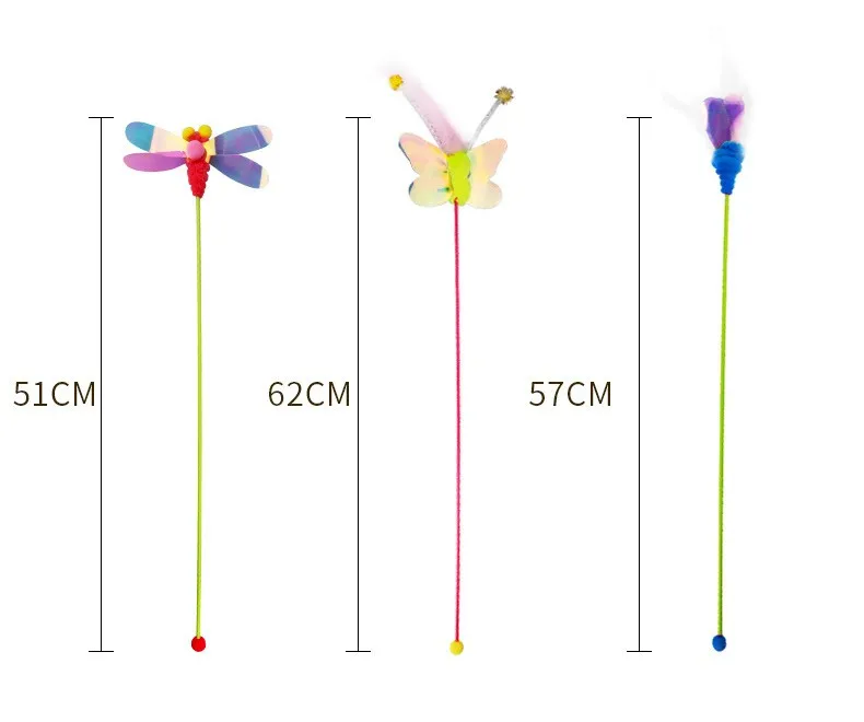 Juguete Pluma - Demostración de uso con gato