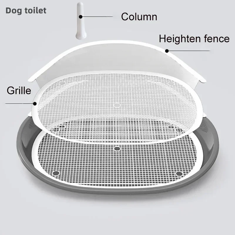 Orinal de baño para perros de gran tamaño, bandeja de arena para cachorros, colcha de entrenamiento para orinar, producto para mascotas fácil de limpiar - imagen 3