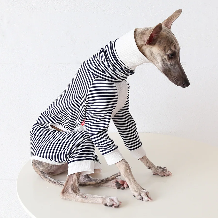 Pijama suave cuello alto para Whippet y Galgo Italiano – Ropa térmica para perros - imagen 2