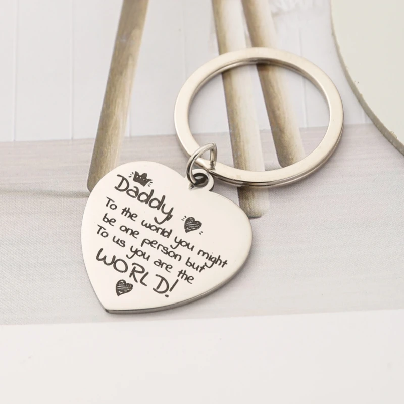 1 ud. Papá, eres mi mundo. Regalos para papá, regalos diarios, regalos de cumpleaños, regalos para el Día del Padre, regalos de Acción de Gracias - imagen 4