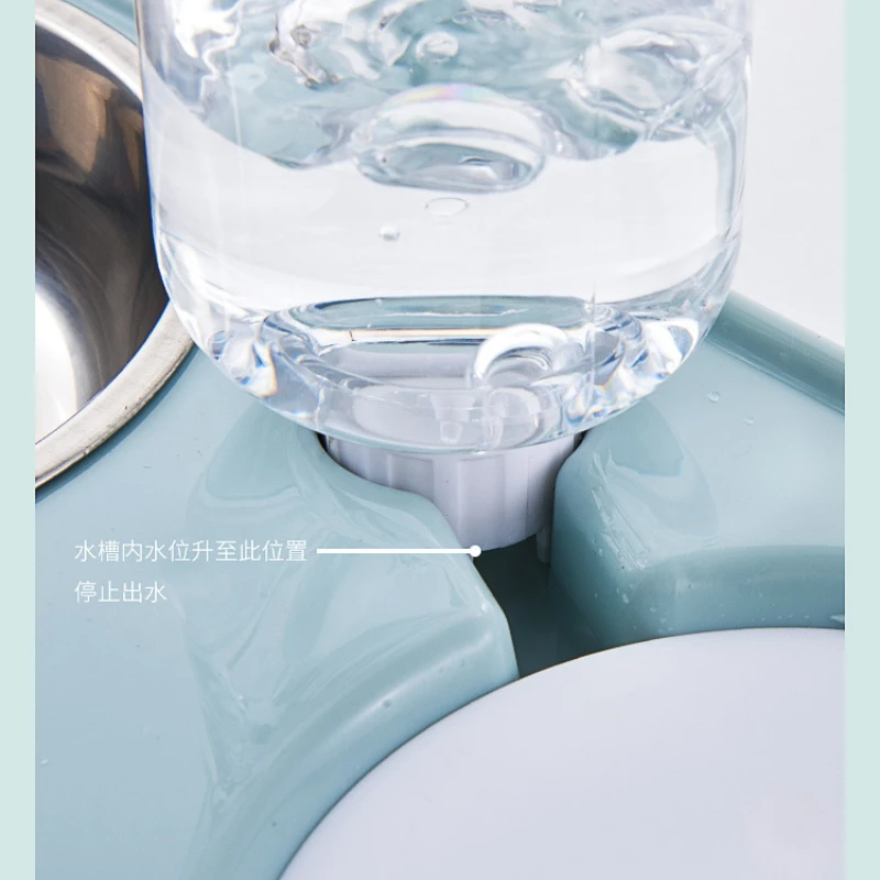 Tres tazones para mascotas, lavabo de arroz para gatos y perros, antiobstrucción, agua potable automática, cuenco para beber para gatos, productos para mascotas - imagen 4