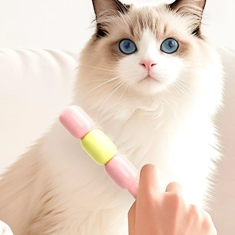 Cepillo de masaje para el cuidado de gatos con un solo clic, peine para depilación de perros y mascotas, cepillo para gatos autolimpiante, peine duradero para gatitos, accesorios para mascotas - imagen 3