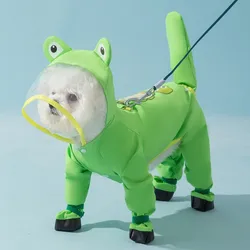 Chubasquero impermeable para perros con botas y reflectante