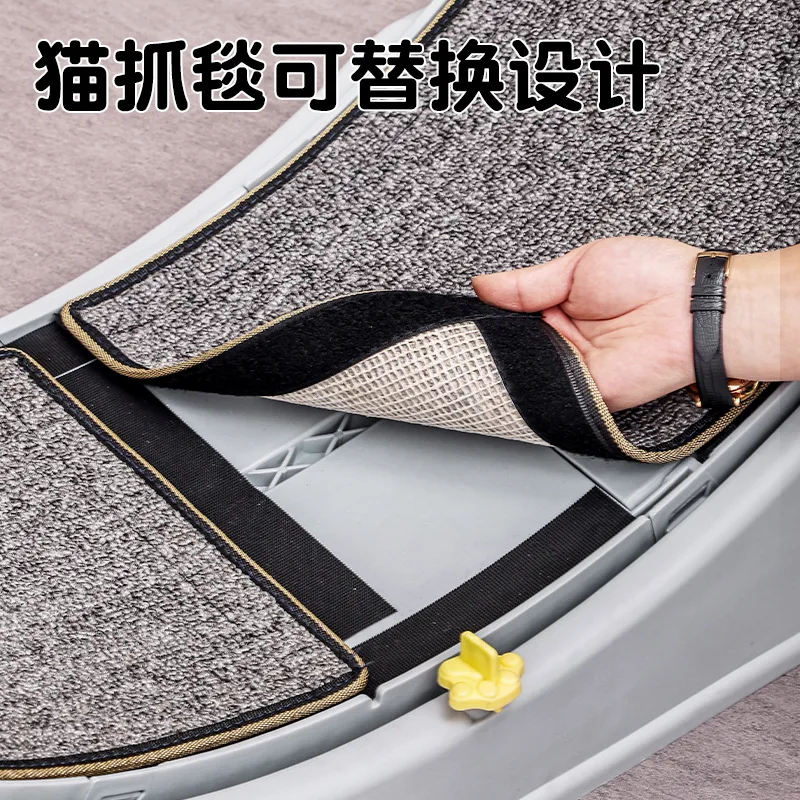 Cinta de correr para mascotas, rueda silenciosa para correr para gatos, deportes, Fitness, marco de escalada para gatos grandes, juguetes para mascotas - imagen 4