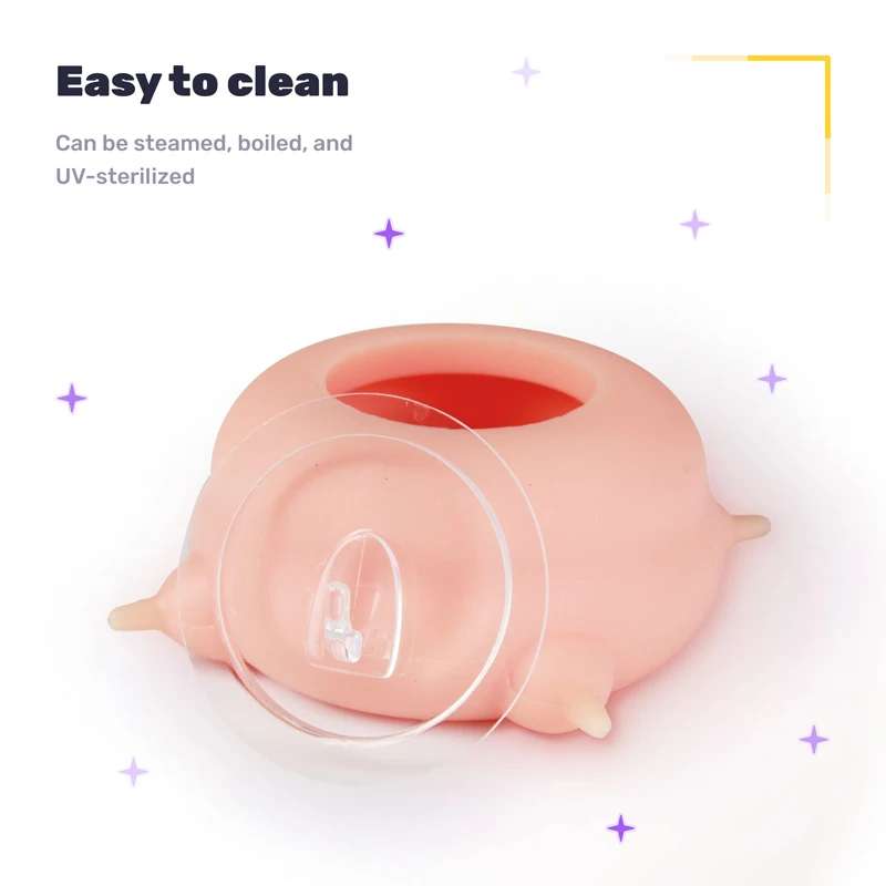 Benepaw-alimentador de leche para mascota recién nacida, 4 pezones, con soporte, estación de enfermería, 200ml - imagen 5