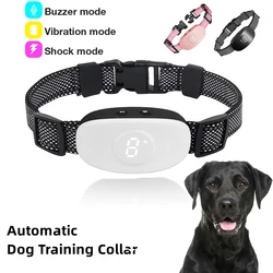 Collar anti ladridos recargable e impermeable para perros entrenamiento
