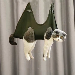 Hamaca de grooming para gatos y perros - baño, uñas y limpieza