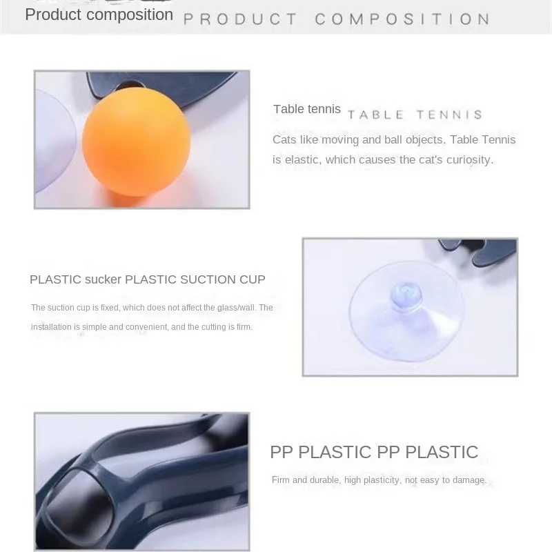 juguetes para gatos Juguete interactivo para gatos, Bola de pista, juguete educativo divertido, túnel, rascador, accesorios para mascotas para actividades - imagen 5