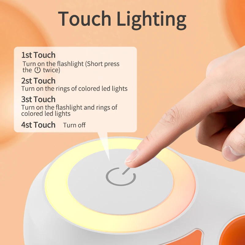 ROJECO-correa retráctil para perro, ruleta con luz LED luminosa para mascotas, para cachorros, caminar al aire libre, correr, cuerda de tracción, 3M - imagen 2