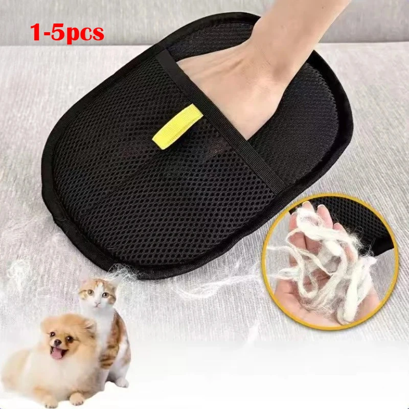 Guante lavable portátil para deslanar pelo de gatos y perros en ropa - imagen 2