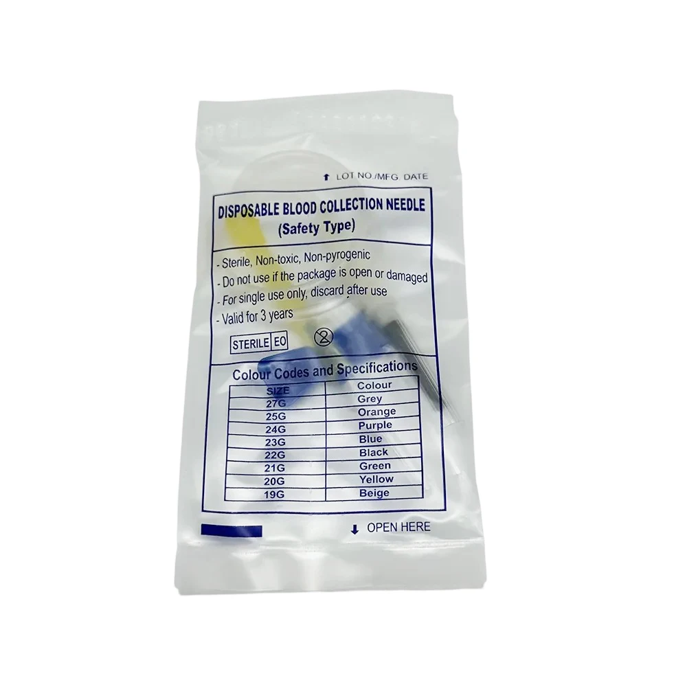 100pcs/lot Disposable Butterfly Blood Collection Needle double wing type Blood Collection Needle Pet Care Room Cat Dogs Animal - imagen 5