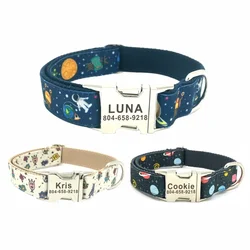 Collar identificativo con placa grabada para perro – Nombre personalizado