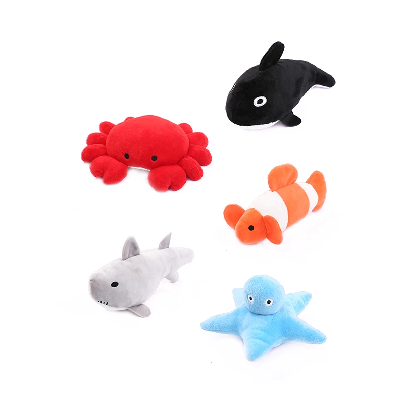 Cat Toys Ocean Catnip plush toys Bite resistant teething pet supplies - imagen 4
