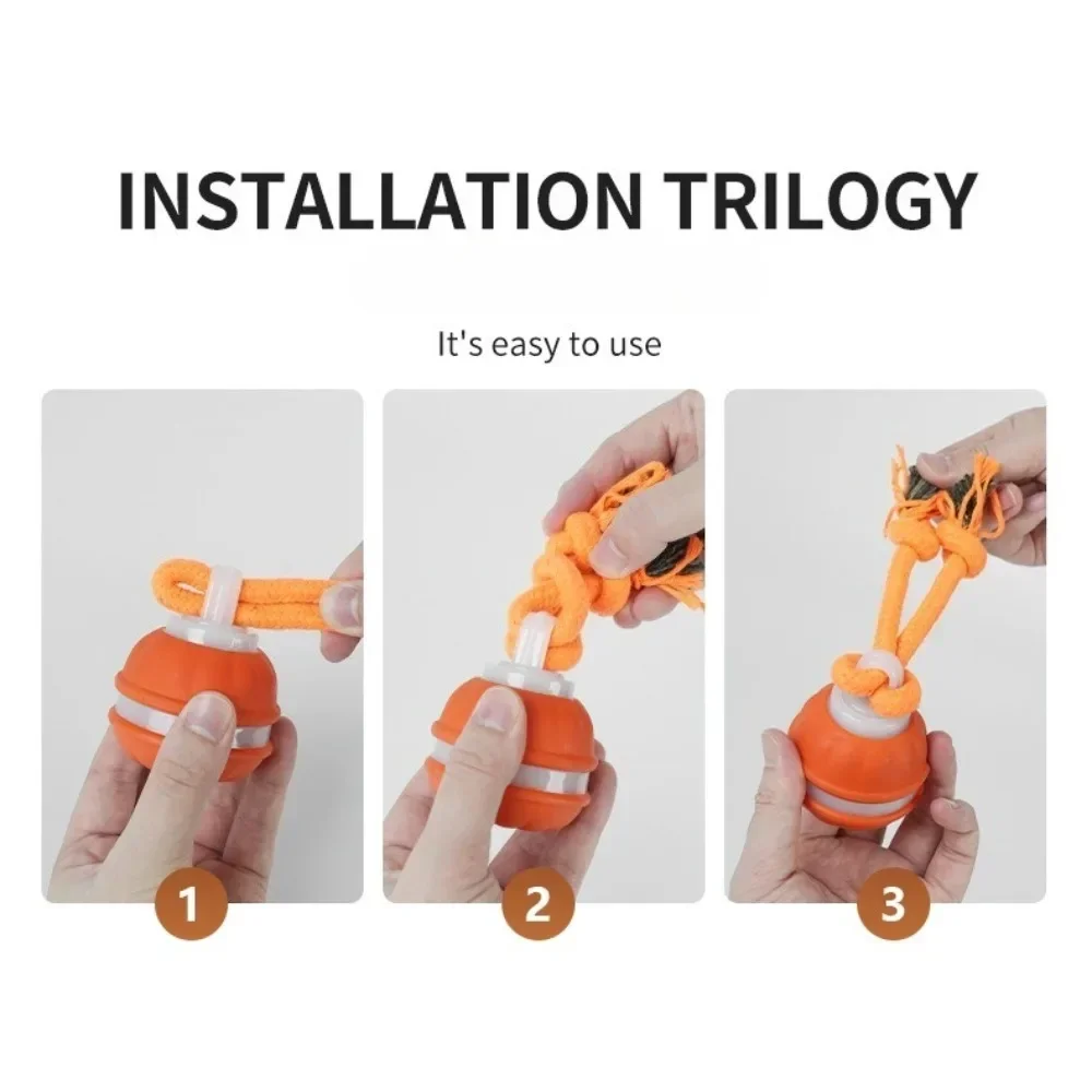 Pelota interactiva con movimiento para perros, recargable USB