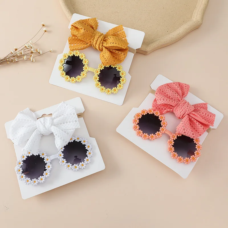 Bohemia Dog Sunglasses with Jewelry - Elastic Headband Pet Glasses for Beach Fashion & Sun Protection - imagen 5