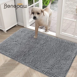 Alfombrilla antideslizante para perros evita barro y suciedad de patas