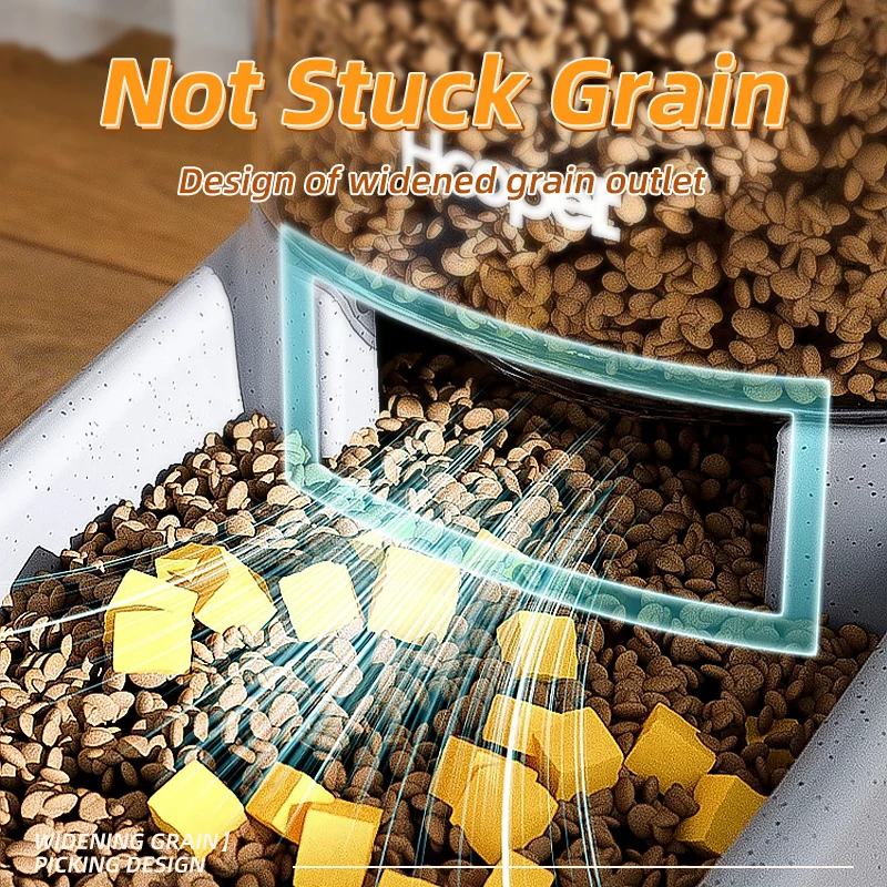 HOOPET-bebedero automático de gran capacidad para mascotas, alimentador seco y húmedo para perros y gatos, tazón de comida para perros, suministros para mascotas - imagen 3