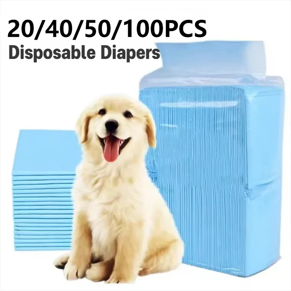 Almohadillas para palmas para mascotas, pañales para perros, carbón de bambú grueso, respaldo adhesivo, almohadillas absorbentes desechables, suministros para mascotas