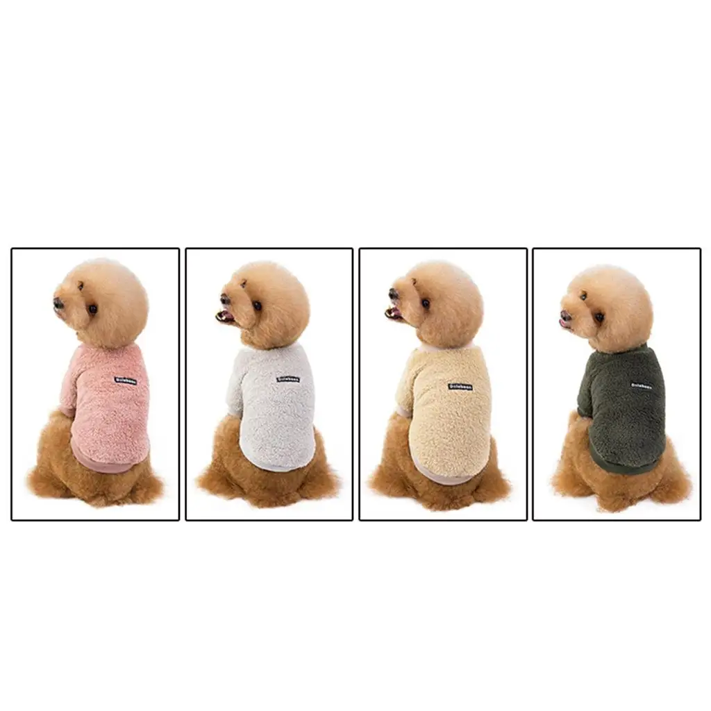 Pet Puppy Warm Coat Dog Soft Comfortable Clothes for Dogs Puppy Doggies
