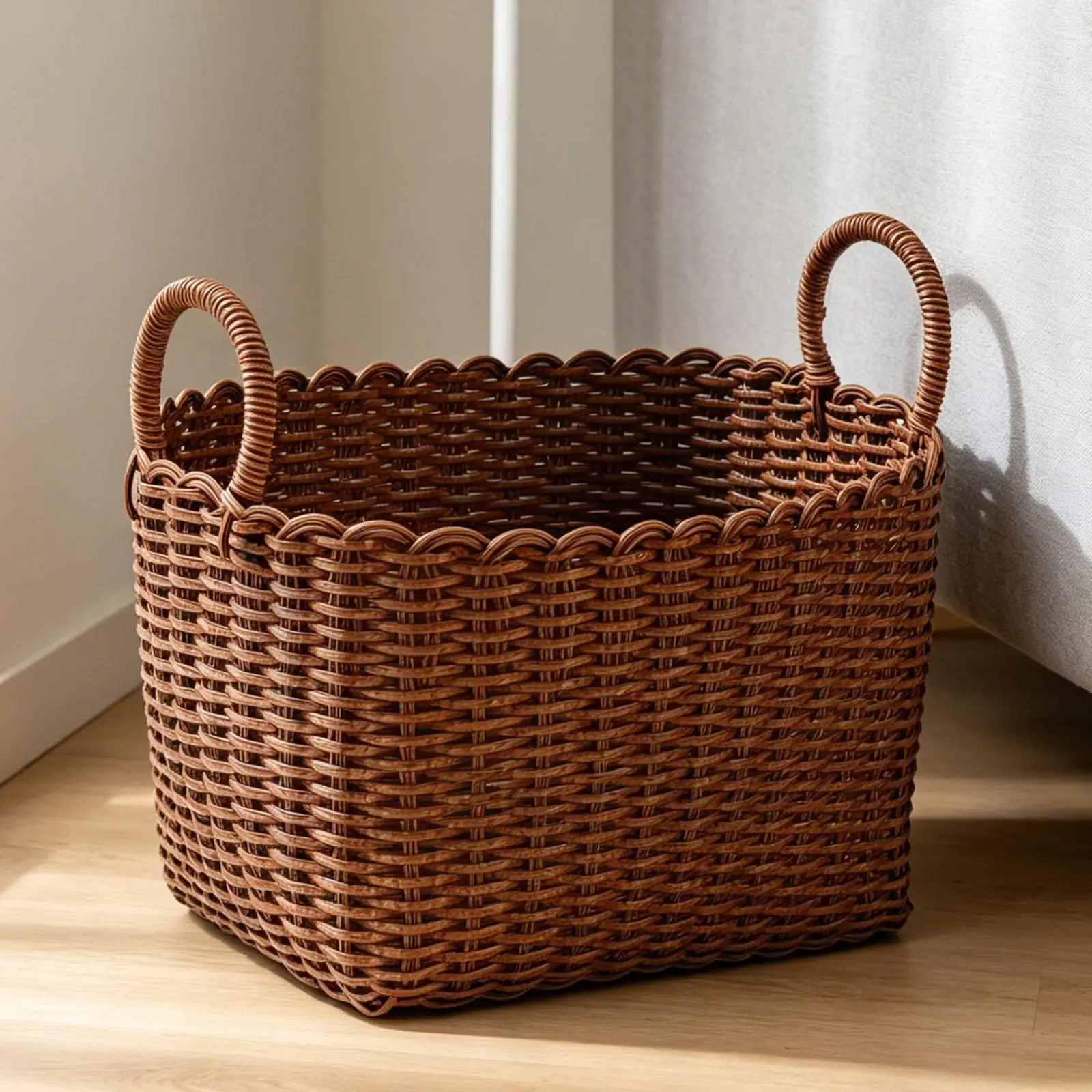 Cesta tejida para juguetes de gato, guardado resistente y ordenado