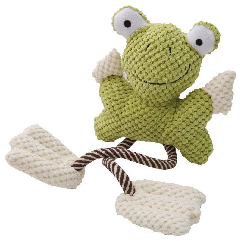 Juguete de peluche para mascotas, juguete interactivo para la dentición, resistente a las mordeduras, Limpieza de dientes chirriante, suministros para mascotas - imagen 5