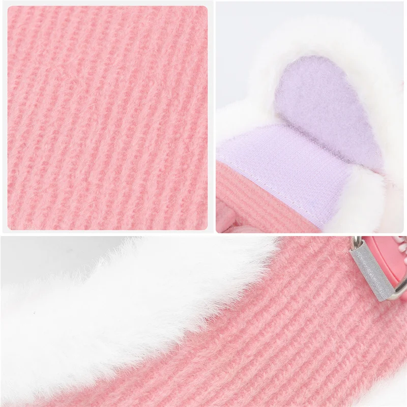 Arnés cálido para perros Chihuahua con piel para caminar, juego de correas y correas para perros pequeños, accesorios para mascotas, cachorros, Yorkies, invierno - imagen 5