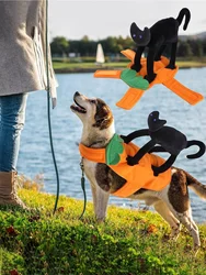 Disfraz de calabaza Halloween para perros y gatos