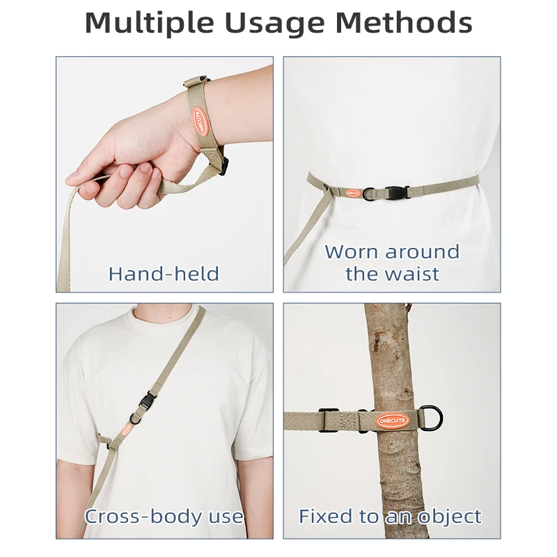 ONECUTE Arnés manos libres para cachorros y perros con cuerda de tracción ajustable para gatos, transpirable y no apretado - imagen 2