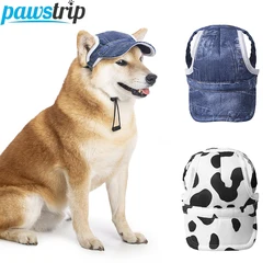 Gorra béisbol ajustable para perros – Protección solar y huecos orejas